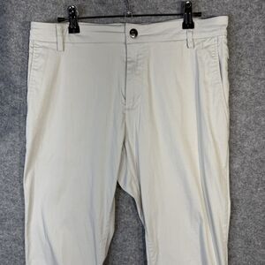 Birddogs Mens Stretch Khakis 6 Pocket‎ Slim Fit Pants White 30 x 28